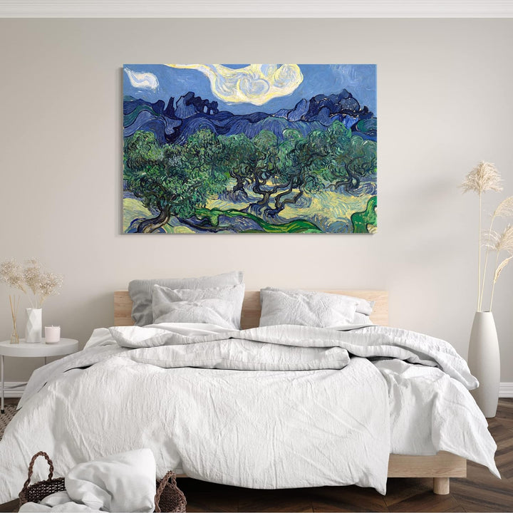 Leinwand (80x60cm): Vincent van Gogh - Die Oliven-Bäume 80x60 cm, 80x60 cm