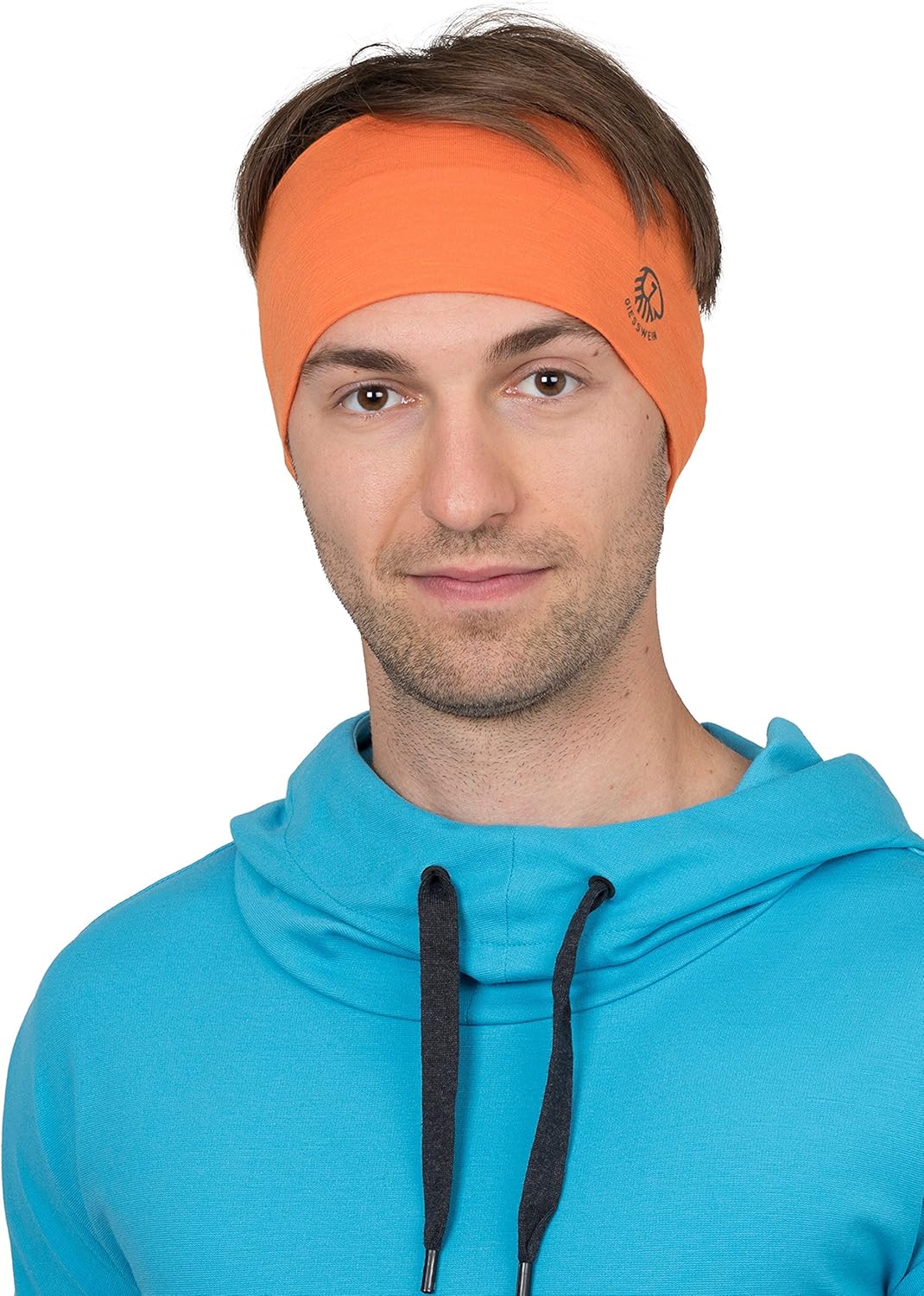 GIESSWEIN Stirnband Brentenjoch - Merino Jersey Headband, Damen &amp; Herren Ohrenwärmer aus 100% Merino