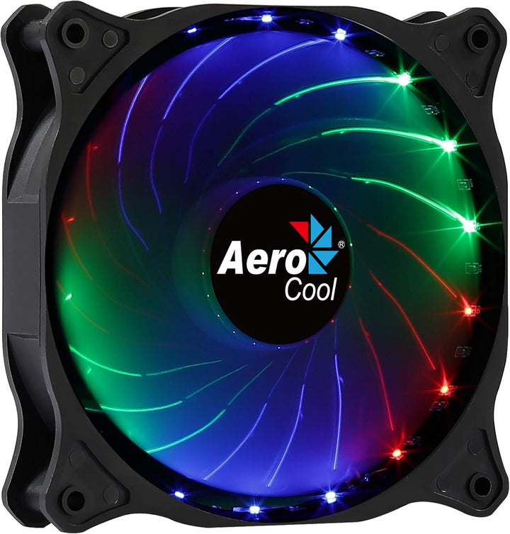 AEROCOOL COSMO12FRGB, lüfter 12 cm Molex Steckerrgb LED Beleuchtung fest [, COSMO12FRGB