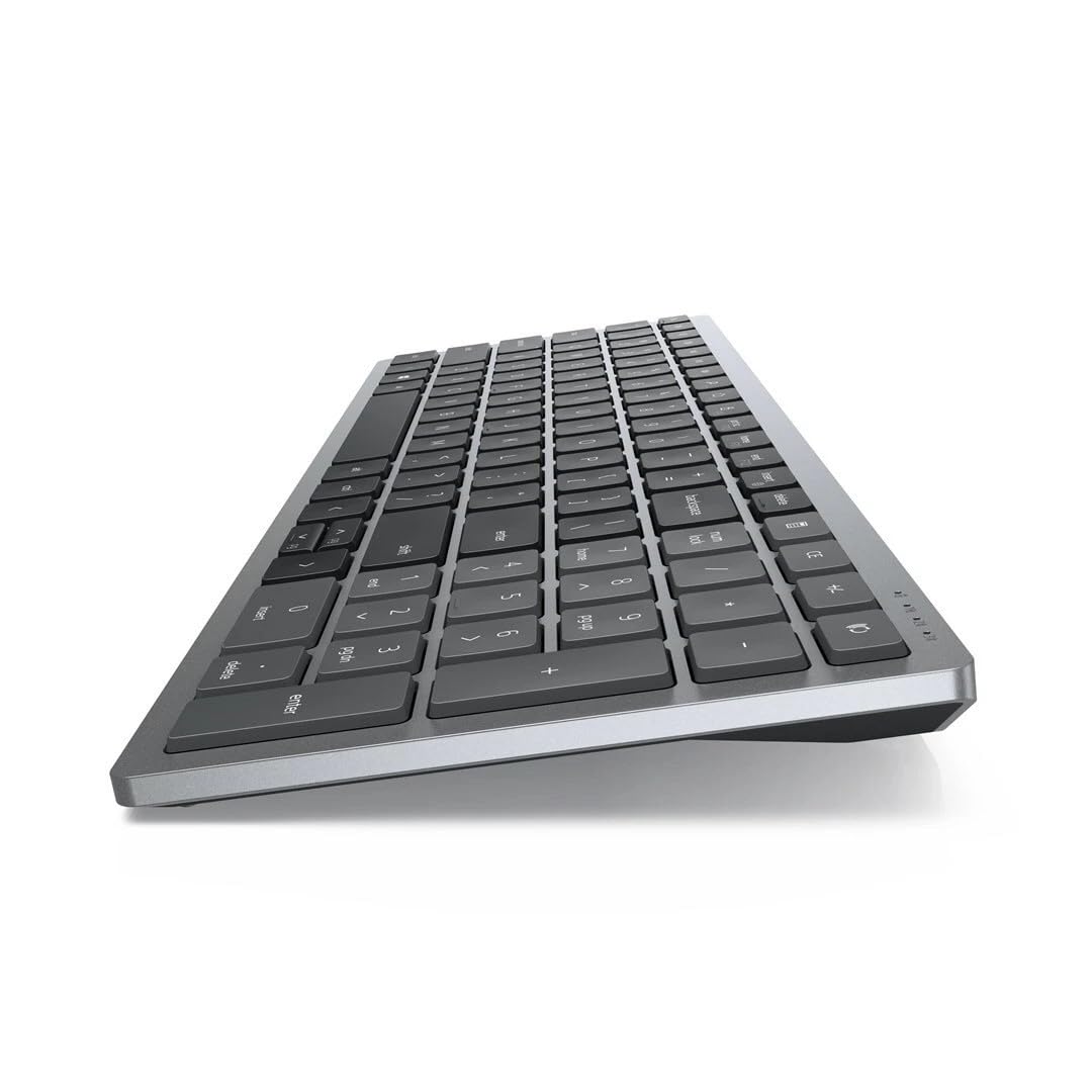 Dell KM7120W, Wireless, Multimedia, Tastatur und Maus Set, US International (QWERTY), schwarz