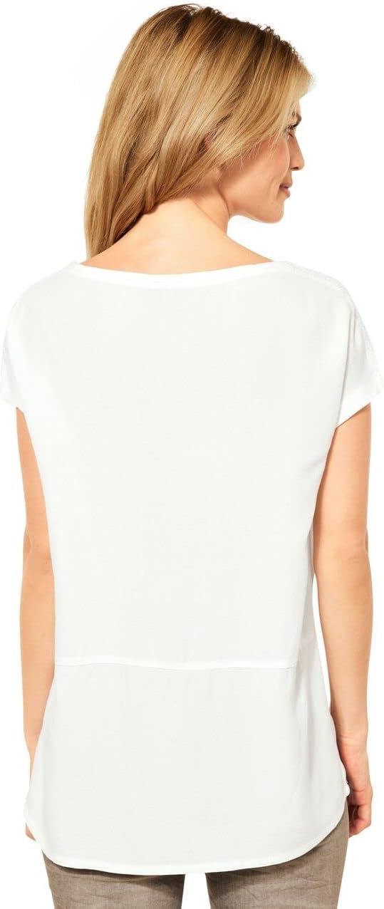 Cecil Damen Blusenshirt, XS Pure Off White