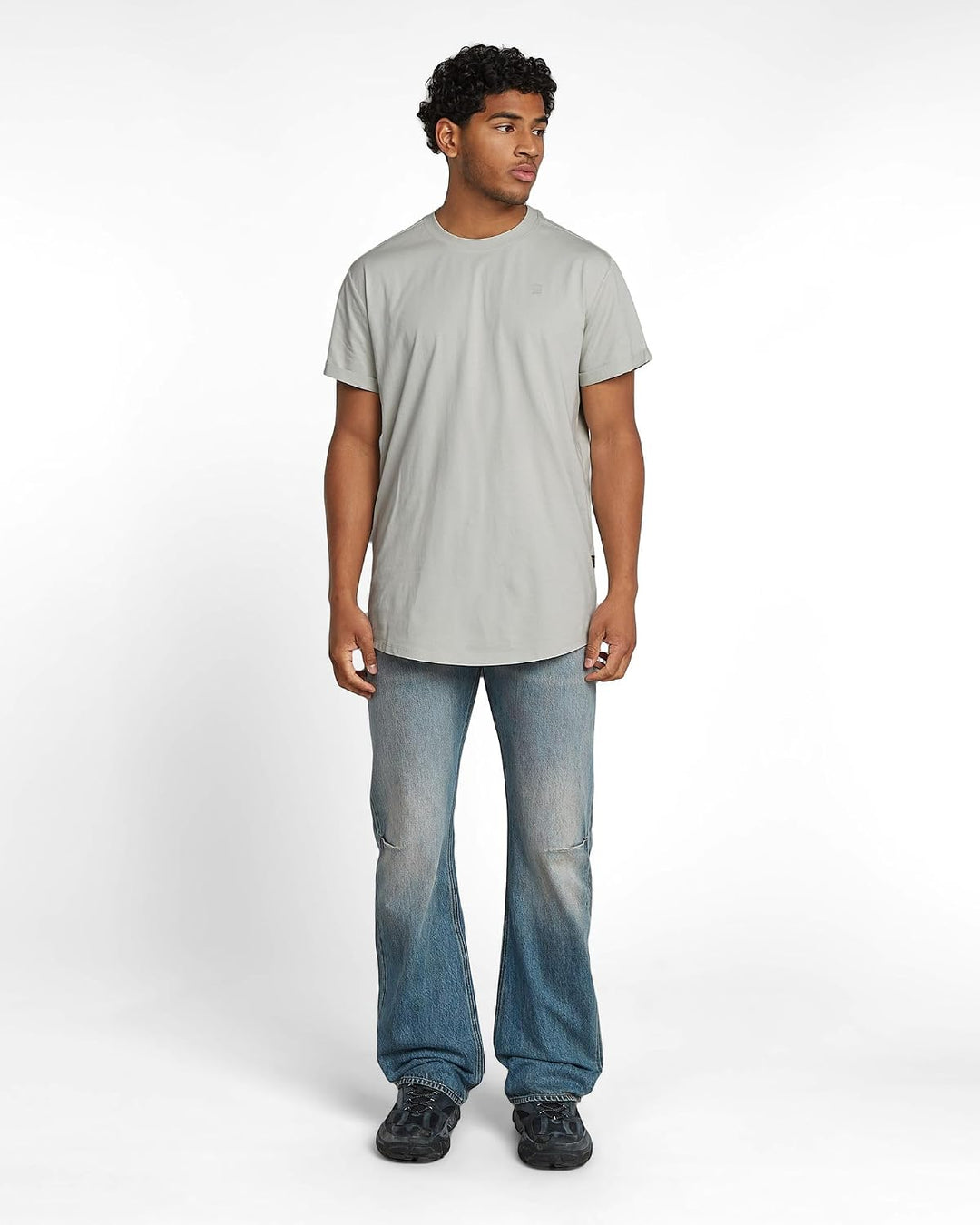 G-STAR Herren Lash Jersey T-Shirt S Grau (Gs Mercury D16396-b353-g987), S Grau (Gs Mercury D16396-b3