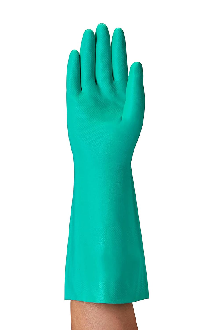 Ansell AlphaTec 37-695 Nitril-Handschuhe, Chemikalien-Schutz für Arbeiten in der Industrie, mit Chem