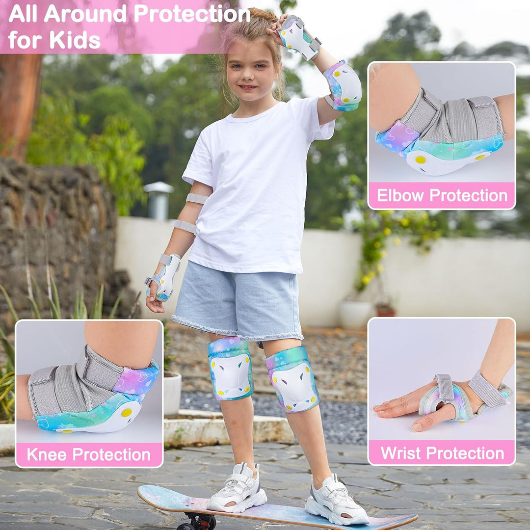 Unicorn Castle Knieschoner Kinder Schützer inliner Schonerset Schutzausrüstung Ellenbogenschoner Rol