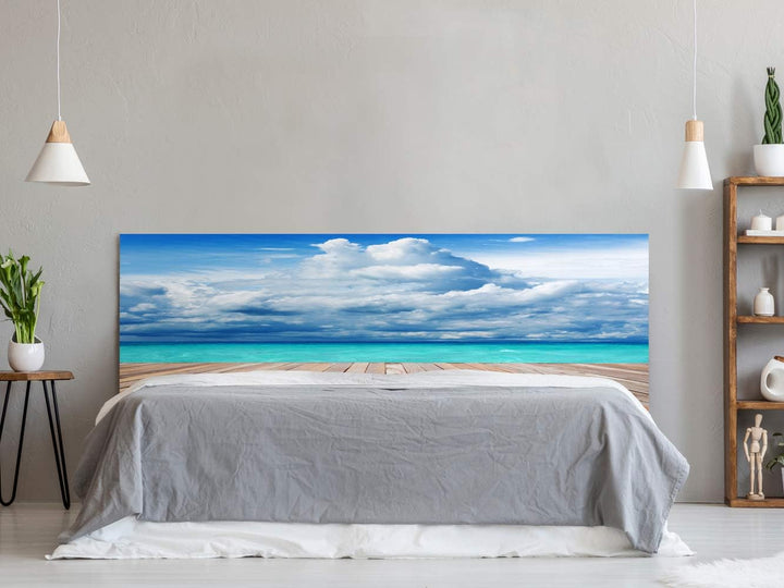 Oedim Kopfteil für Bett, PVC, Digitaldruck, Kristall, Mehrfarbig, 100 x 60 cm, erhältlich in verschi
