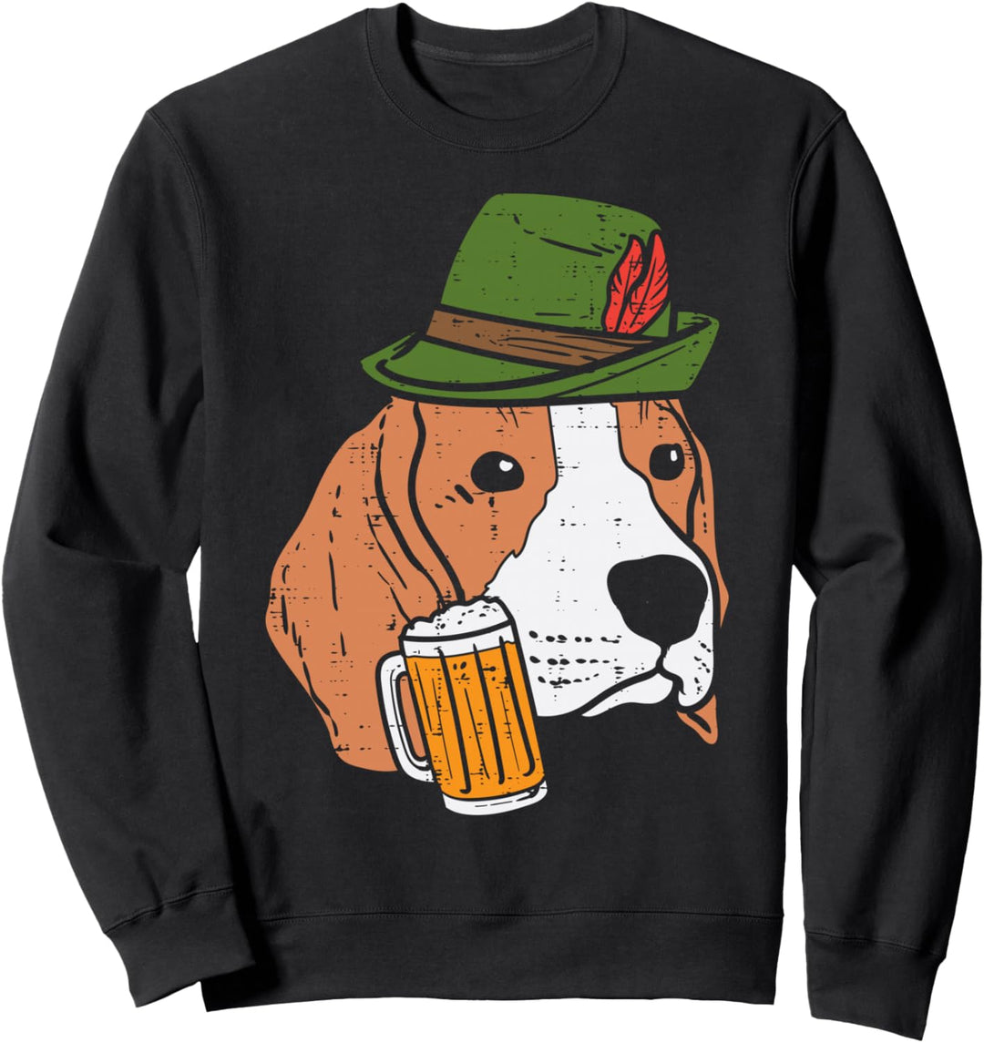 Deutscher Beagle Oktoberfest Bayerischer Hundebesitzer Herren Damen Sweatshirt
