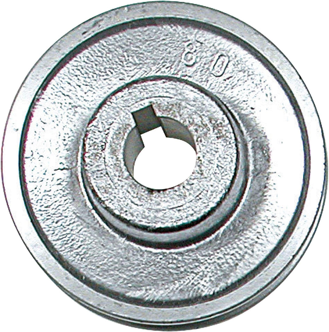 Riemenscheibe Durchm 80 Achse 28 mm.