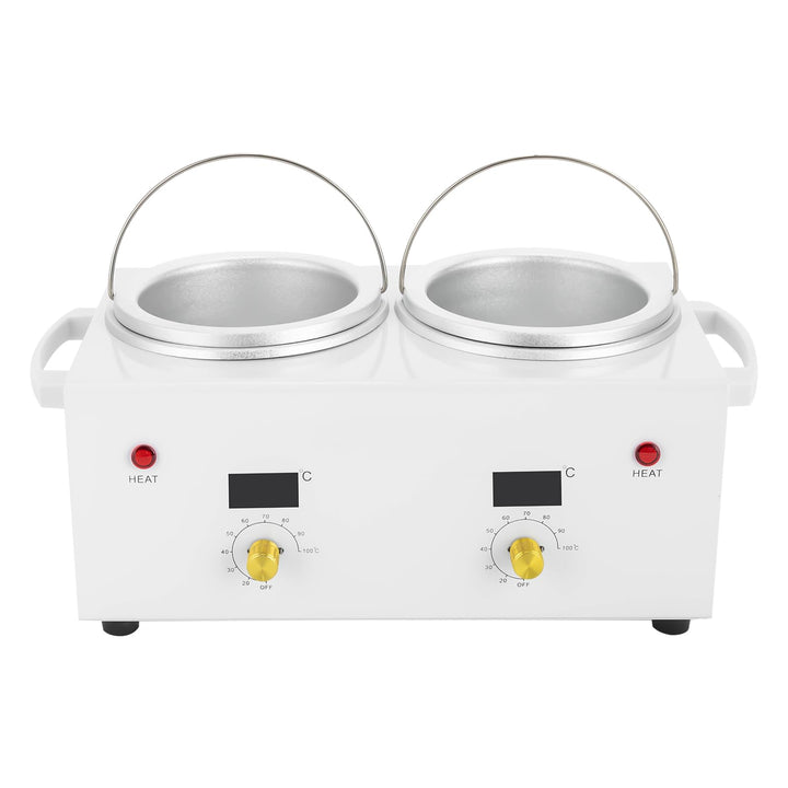 Elektrische Wachserhitzer Wachswärmer Haarentfernung,100W,Jedes Topfes 600ml, Waxing set Wachsmaschi