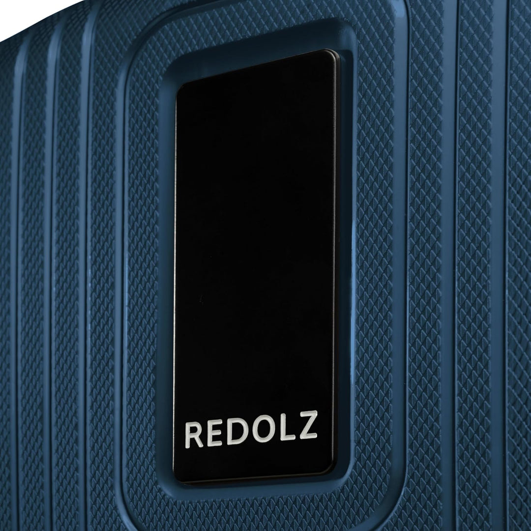 REDOLZ Hartschalen Handgepäck Kosmetik-Koffer | Stabiles Beauty-Case mit Aufsteckfunktion |34 x 17 x