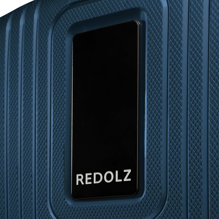 REDOLZ Hartschalen Handgepäck Kosmetik-Koffer | Stabiles Beauty-Case mit Aufsteckfunktion |34 x 17 x