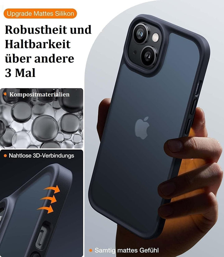 TORRAS für iPhone 13 Hülle Echter Zertifizierter Militärschutz Handyhülle iPhone 13 Case Stossfest K