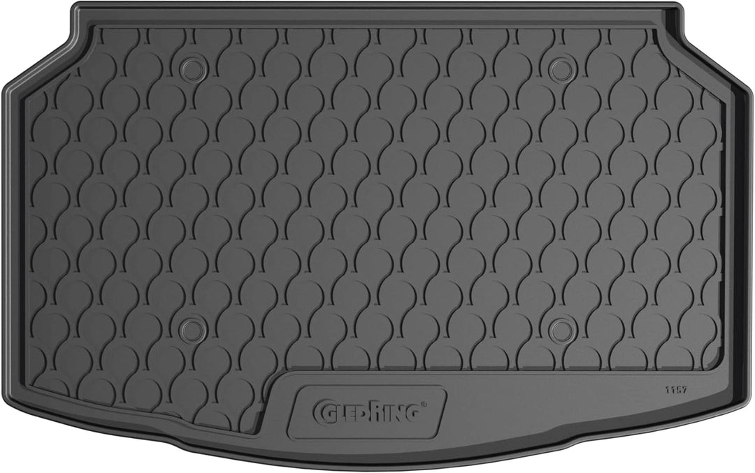 Gledring Rubbasol (Gummi) Kofferraumwanne kompatibel mit Toyota Yaris IV (XP21) 5-türer 2020- (Tiefe