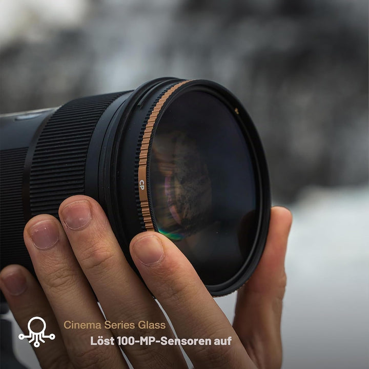 PolarPro - Quartzline Zirkularpolfilter - 82 mm CP Schwarz