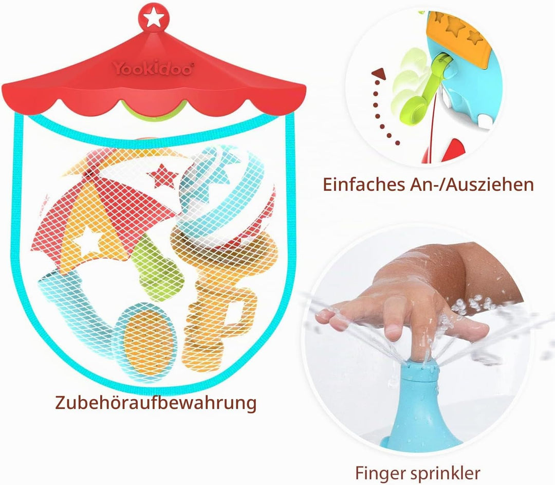 Wasserspiel Springbrunnen Elefant