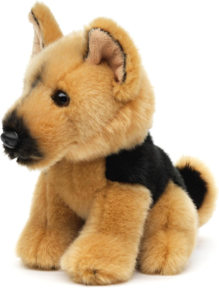Uni-Toys - Deutscher Schäferhund, sitzend - 19 cm (Höhe) - Plüsch-Hund - Plüschtier, Kuscheltier Deu