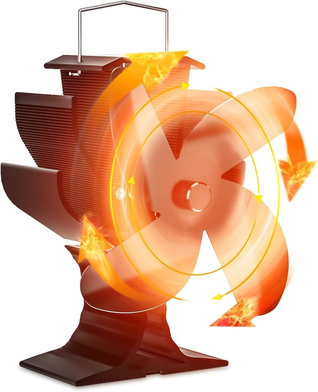 Signstek Ofenventilator Kaminventilator Öfen ohne Strom für Kamin Kaminöfen, kamin ventilator für Ho