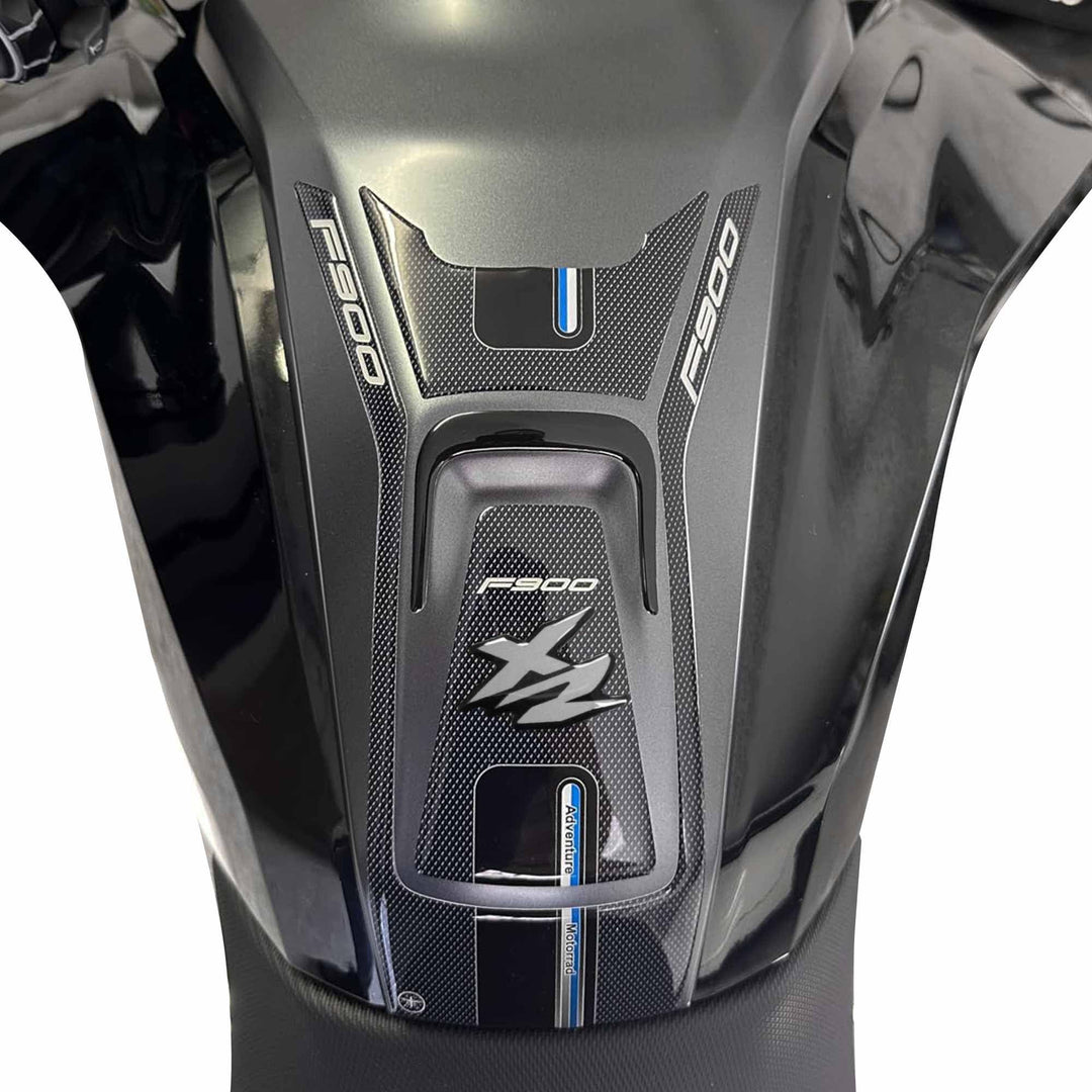 LABELBIKE 3D Aufkleber Motorrad Tankpad kompatibel mit BMW | F900XR, Harzschutz, Kratzfest, Dekorati
