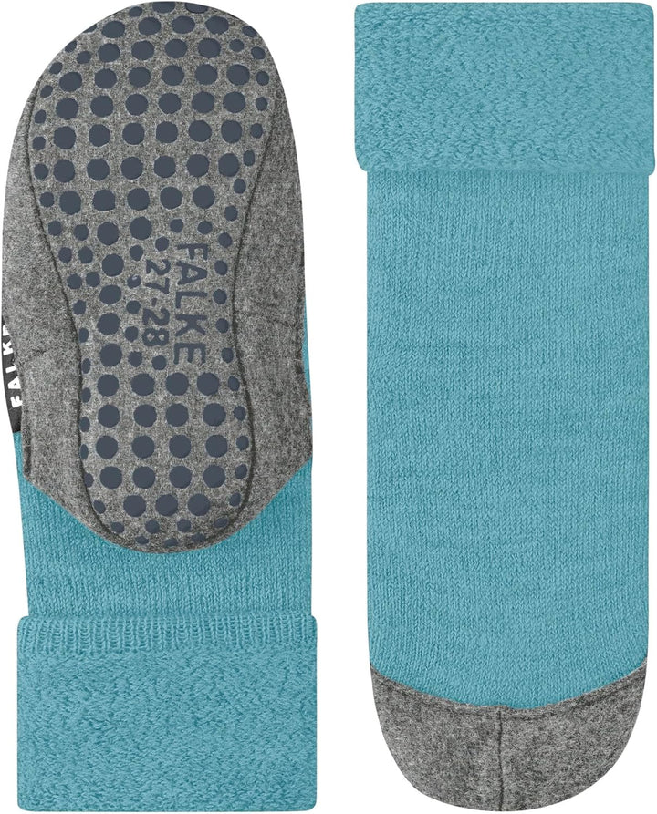 FALKE Unisex Kinder Cosyshoe Minis Haussocken atmungsaktive klimaregulierende geruchshemmende Wolle