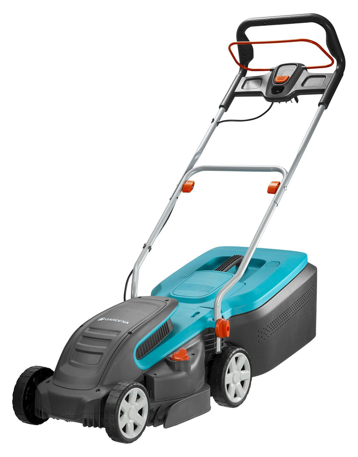 Gardena PowerMax Elektro-Rasenmäher 1400/34: Rasenmäher bis 400 m², 34 cm Schnittbreite, 40 l Fassun