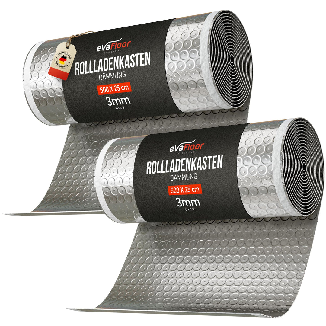 Rollladenkasten Dämmung Rolle Selbstklebend 5m x 25 cm | Gegen Kälte, Hitze und Zugluft | Energie sp