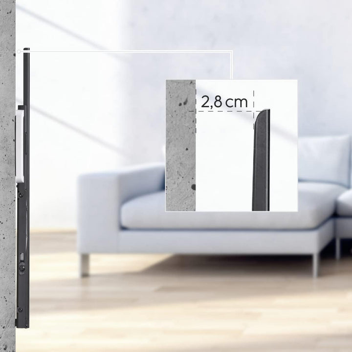 Hama TV Wandhalterung, neigbar (TV Wandhalterung 46-100 Zoll, VESA 100x100 bis VESA 800x600, bis 75