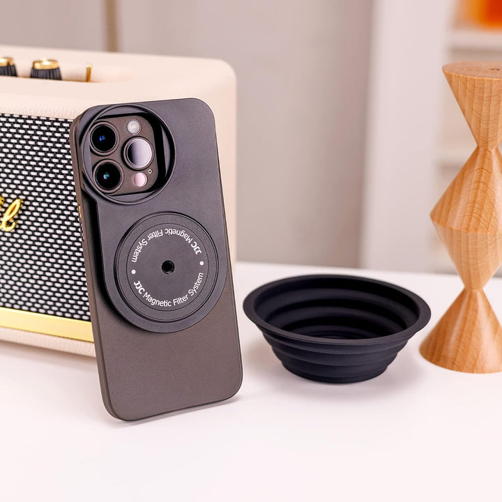 JJC Handy Filterhalterung für iPhone 14 Pro Max Halterung 49mm Filter, magnetischer Filteradapter 1/