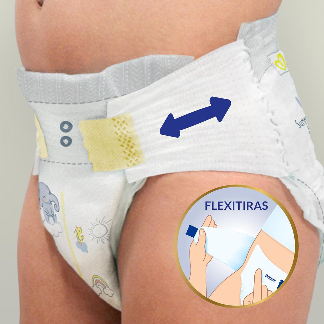 Dodot Sensitive Babywindel, Grösse 5 (11-16 kg), 168 Windeln + 1 Pack mit 48 kostenlosen Tüchern, op