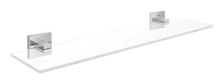 GROHE Start Cube - Glasablage (Stichmass: 380 mm, verdeckte Befestigung, Material: Glas/Material), c