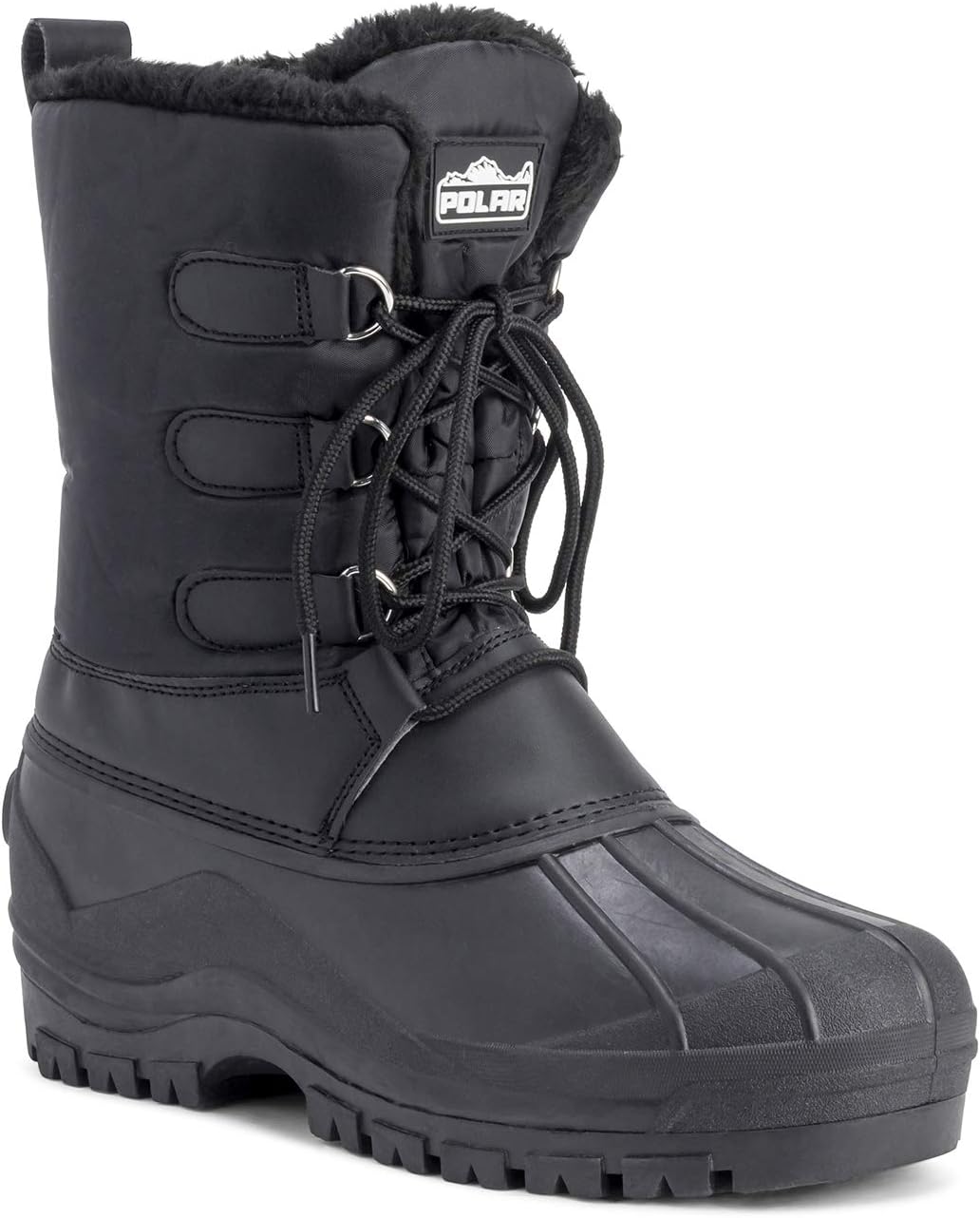 Polar Herren Dreck Schnüren Short Nylon Winter Schnee Regen Schnüren Wasserdicht Duck Stiefels 41 EU