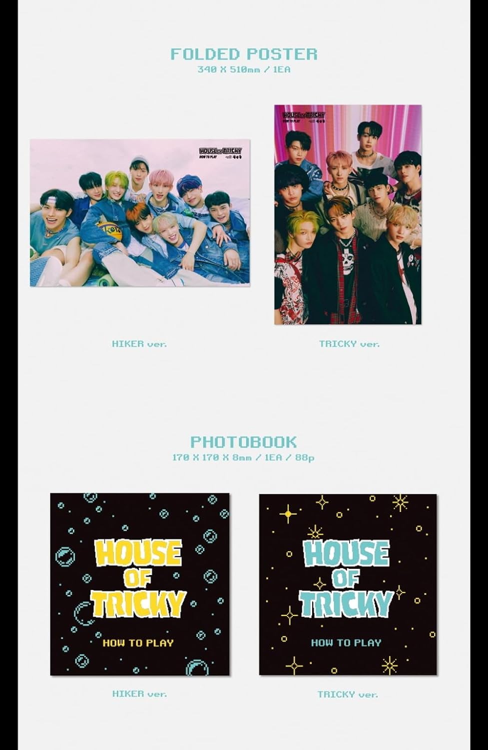 xikers - 2nd Mini Album HOUSE OF TRICKY : HOW TO PLAY CD (HIKER ver.), HIKER ver.