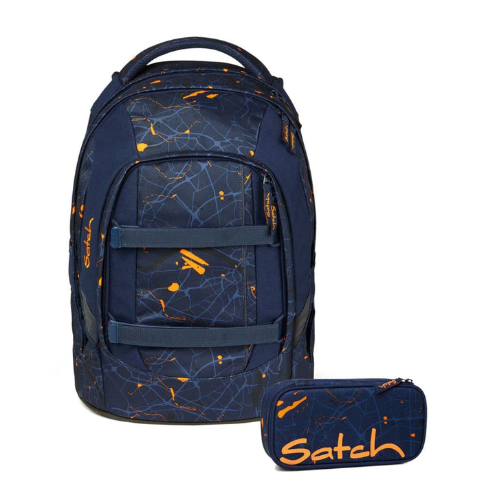 satch Pack Schulrucksack Set 2tlg. mit Schlamperbox Urban Journey, Urban Journey