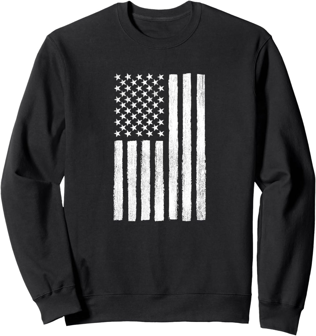 Americana American Flag Vertical Sweatshirt