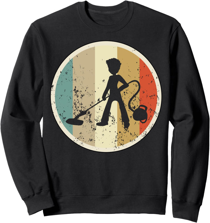 Retro Vintage Putzfrau Putzmann Gebäudereinigung Staubsauger Sweatshirt