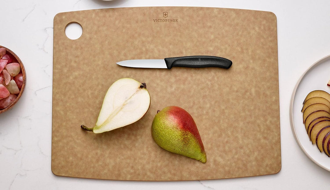 Victorinox Swiss Classic, Schäl- und Gemüsemesser Set, 2teilig, Extra Scharfe Klinge, Gerader Schlif