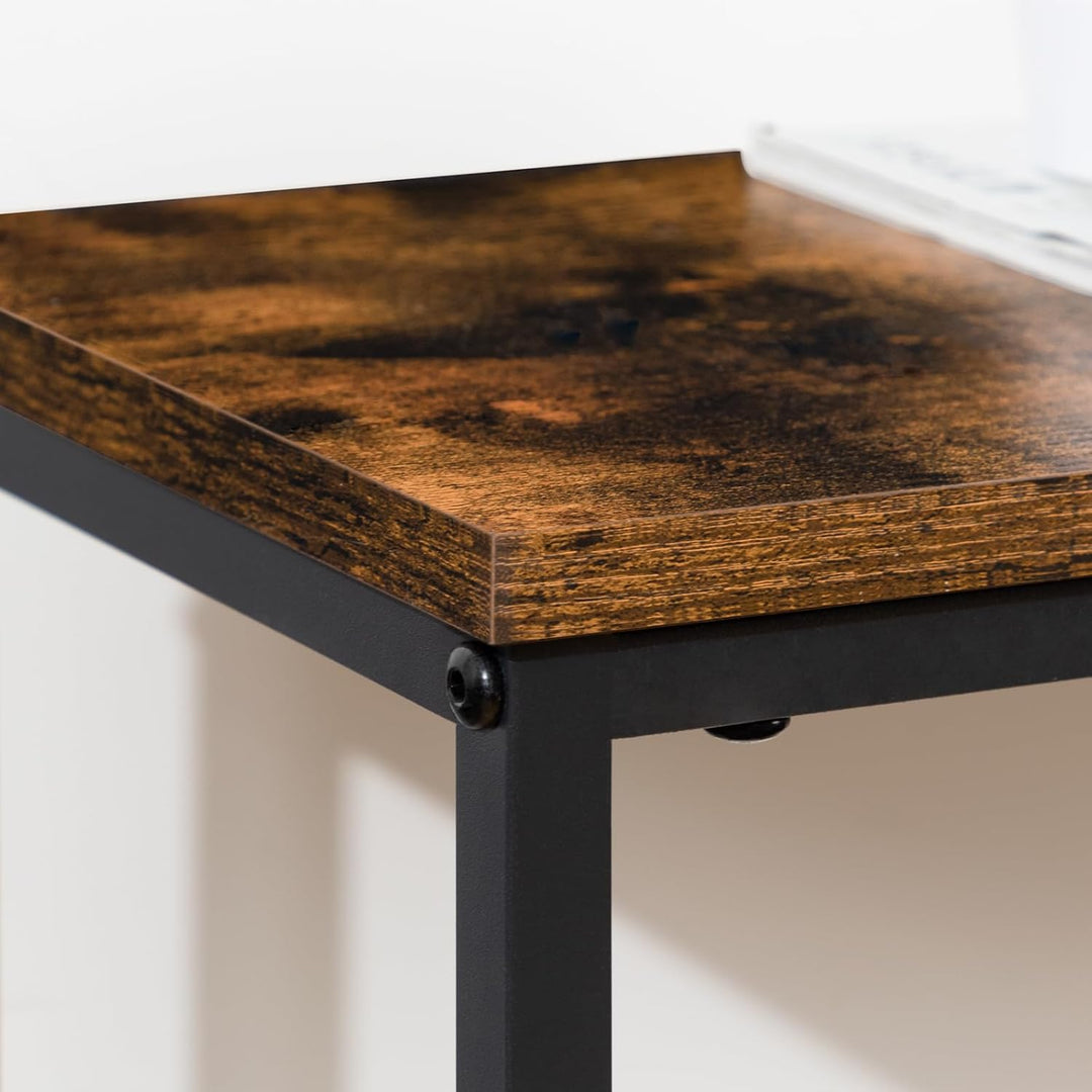 HOOBRO Schmaler Konsolentisch, 75 cm Beistelltisch, Flurtisch, Kleiner Ausstellungstisch, Sofatisch