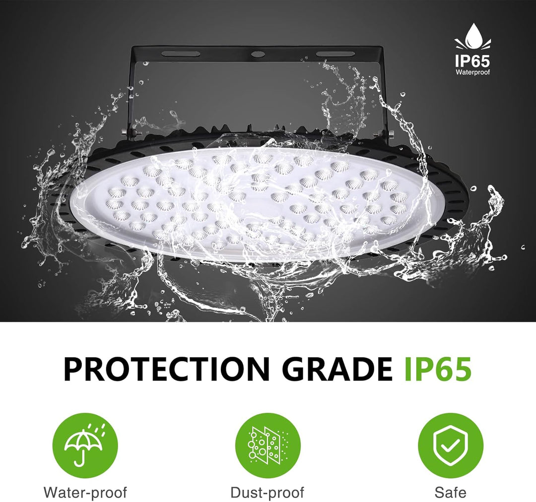 LED UFO Industrielampe, Sararoom LED Strahler 300W LED Scheinwerfer Kaltweiss 6000K 30000LM LED Stra