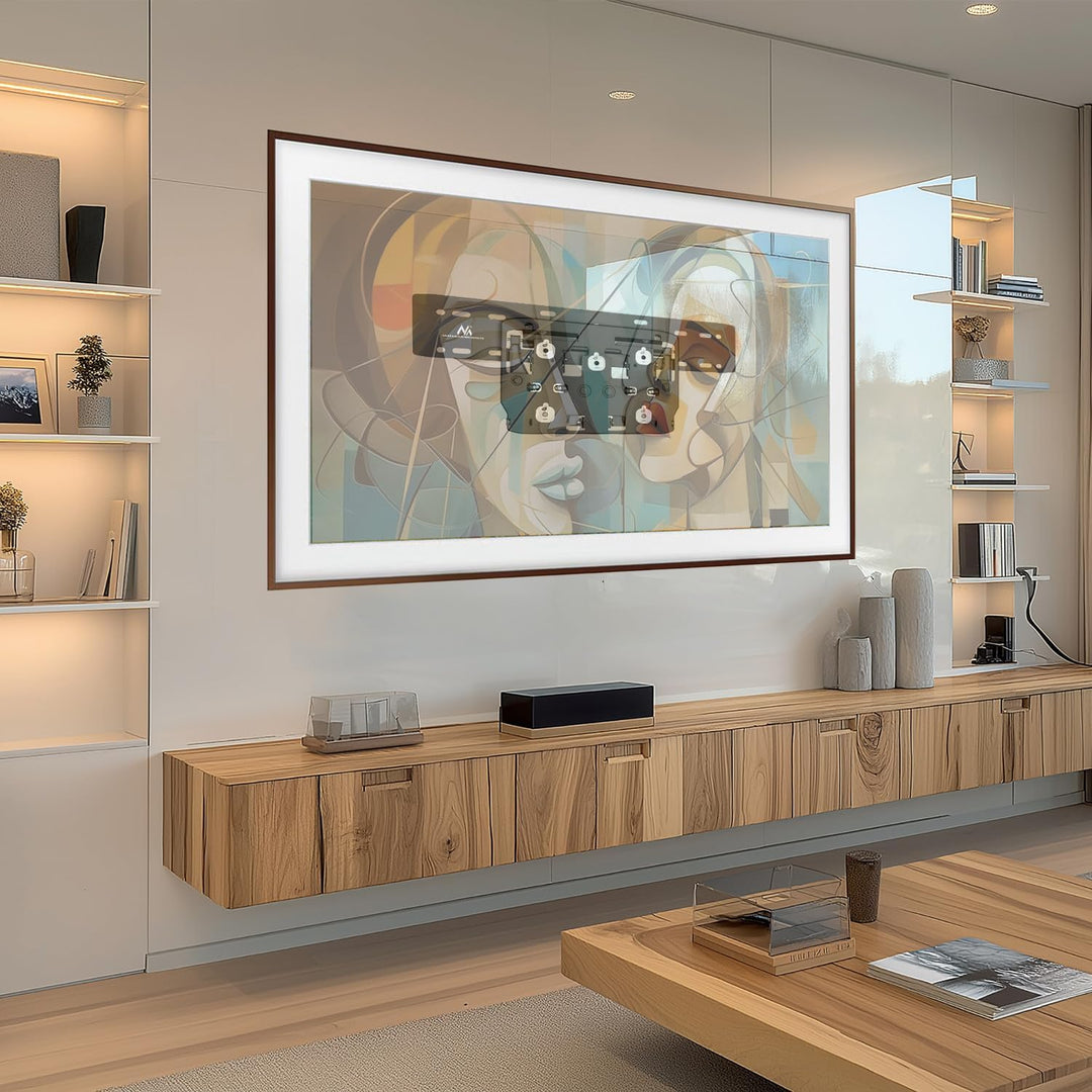 Maclean MC-837 QLED TV Micro-Gap Wandhalterung für Samsung Q7/Q8/Q9/Q7FN/Q9FN 75" bis 50kg Ultra Sli