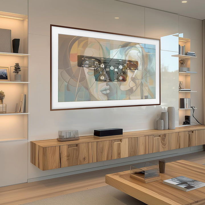 Maclean MC-837 QLED TV Micro-Gap Wandhalterung für Samsung Q7/Q8/Q9/Q7FN/Q9FN 75" bis 50kg Ultra Sli