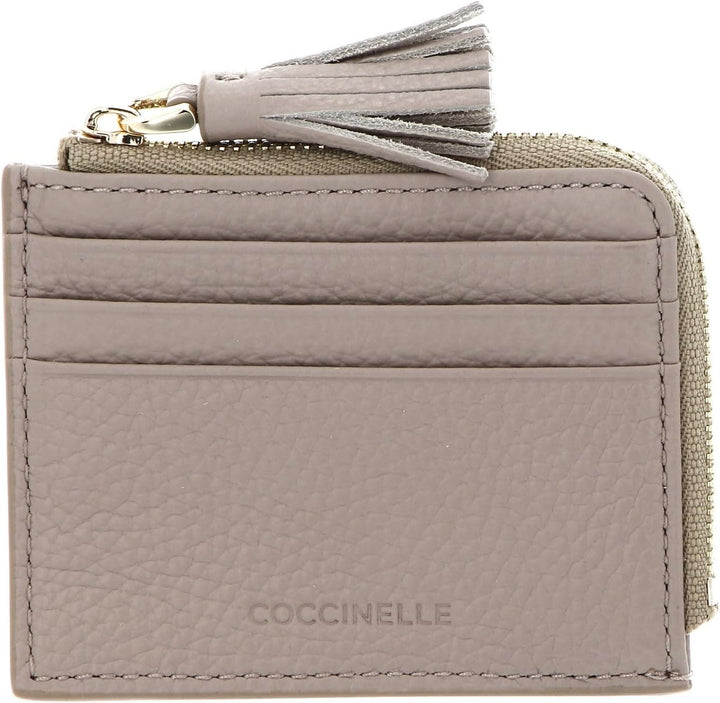Coccinelle Tassel Credit Card Holder Powder Pink