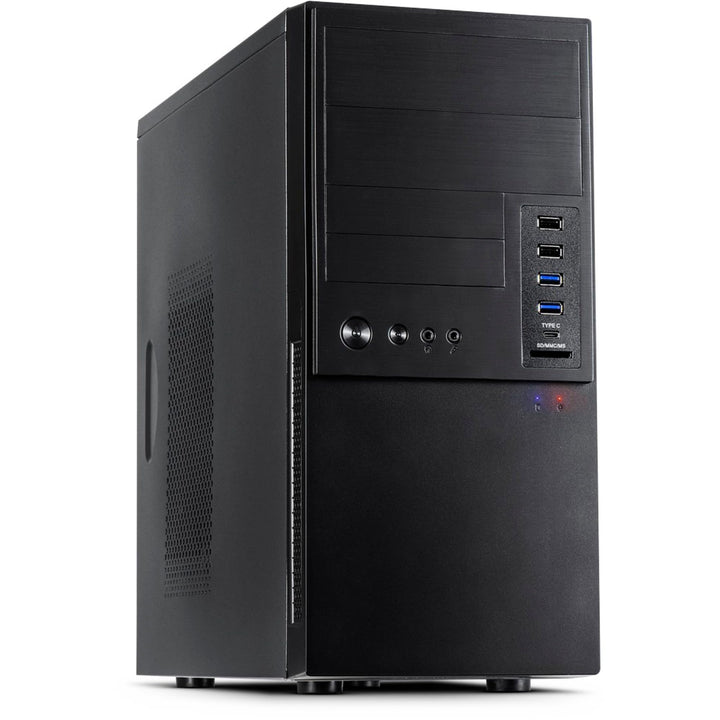 Inter-Tech IT-6865 Micro-Tower PC-Gehäuse (Micro-Tower, PC, Schwarz, 14 cm, 34 cm, CE)
