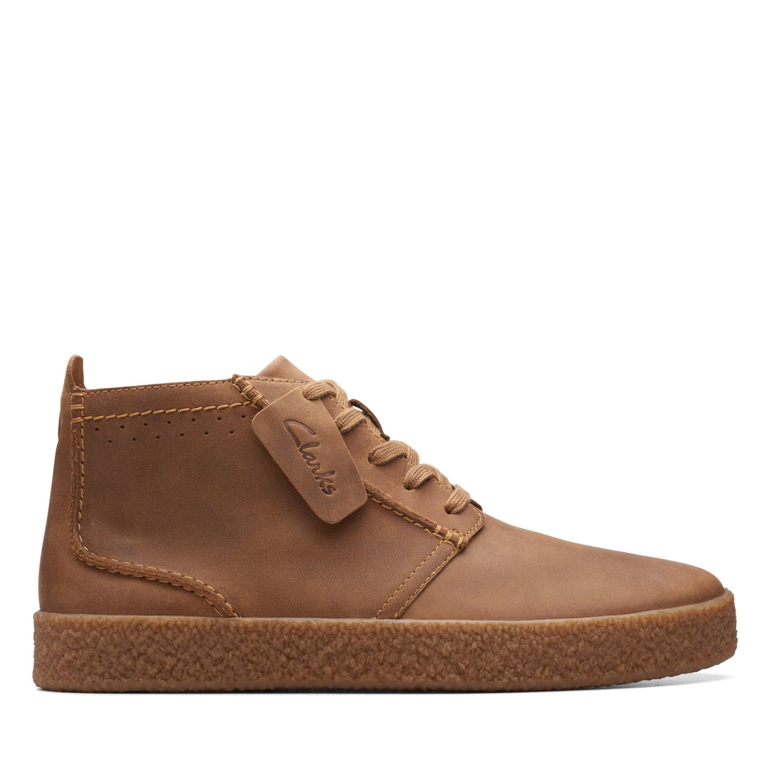 Clarks Herren Streethill Mid Stiefelette 44 EU Dark Tan Lea, 44 EU Dark Tan Lea