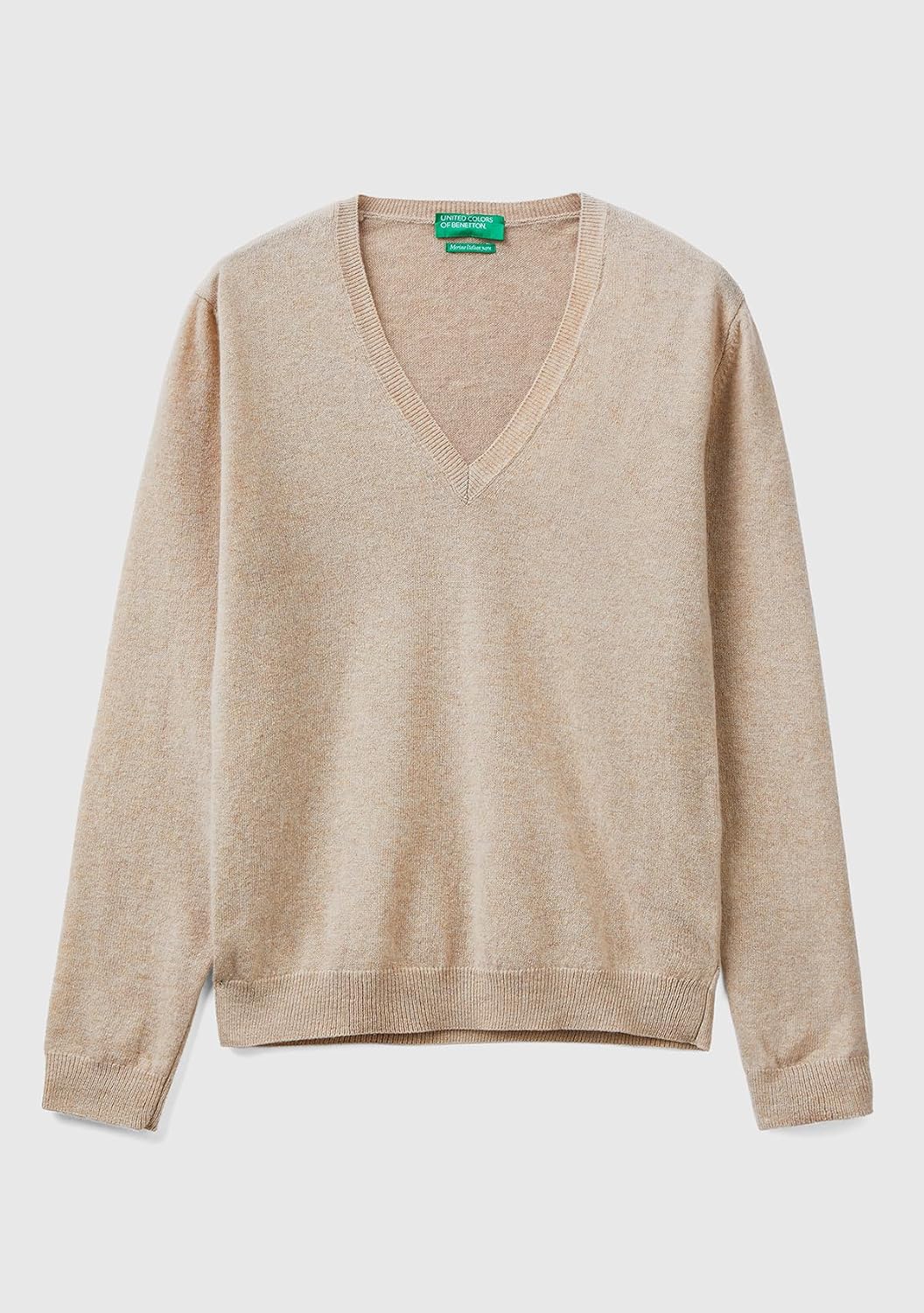 United Colors of Benetton Damen Pullover L Beige 562, L Beige 562