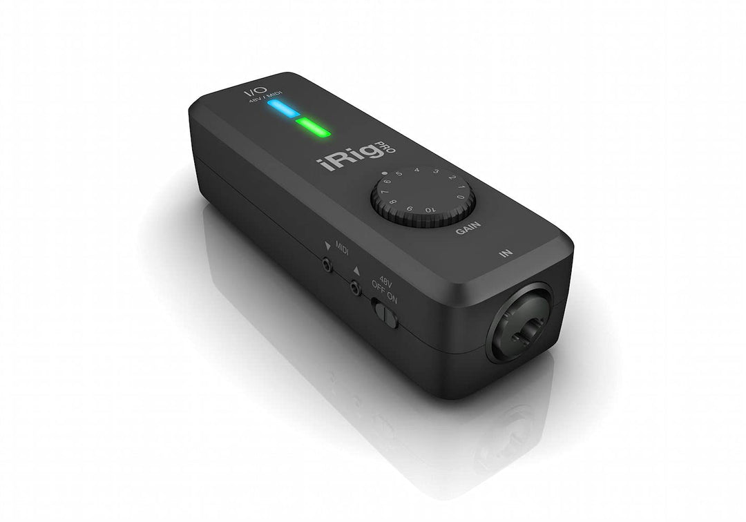 IK Multimedia iRig Pro I/O — Voll ausgestattetes Pocket-Audio, MIDI-Interface, Sound in Studioqualit