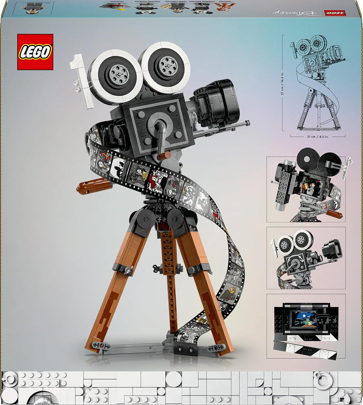 LEGO | Disney Kamera – Hommage an Walt Disney, Set für Erwachsene mit Micky- und Minnie Maus-Minifig