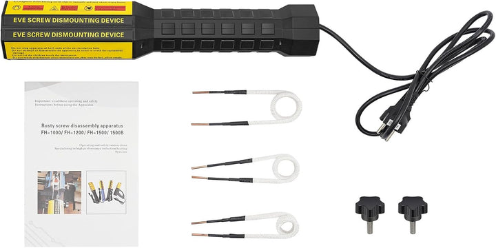 1000W Magnetische Induktionsheizung,220V Schraubenlöser,Handheld Flameless Magnetisches Induktionshe