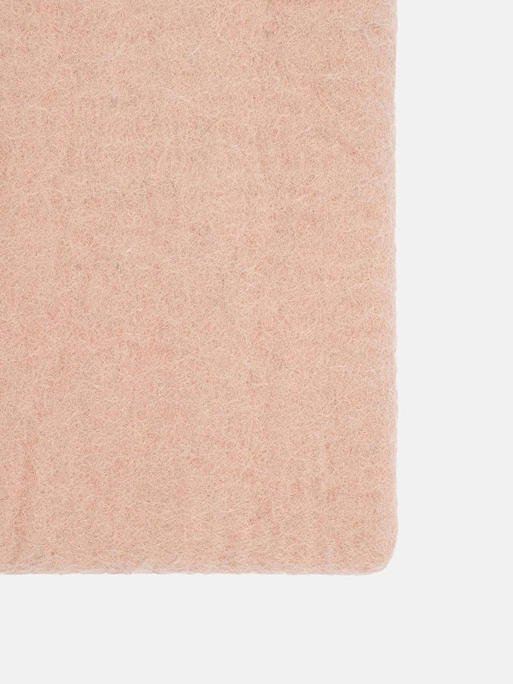 myfelt Flache Filz Sitzauflage, Filz Stuhlauflage - Merle - quadratisch, 36x36 cm, Rosa, Rosa
