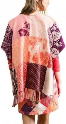 Desigual Poncho | Romantic Patch - U