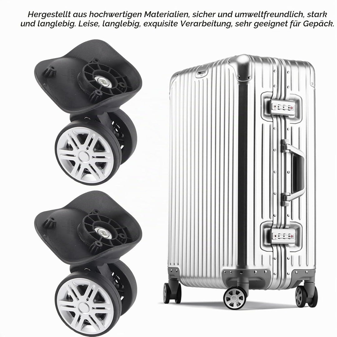 Ersatz für Kofferräder, Andere Bergsteiger- und Campingartikel, 1 Paar Outdoor-Stummschaltung, Zweir