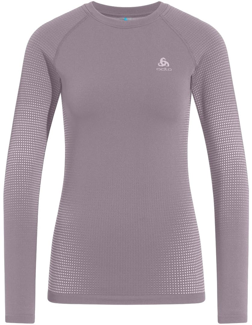 Odlo Mädchen Thermounterwäsche Damen Performance Warm I Funktionsshirt Langarm I Warme Skiunterwäsch