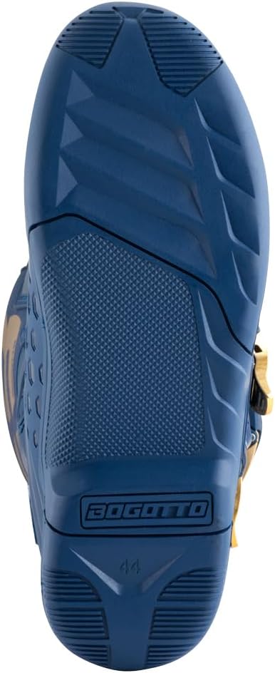Bogotto MX-5 Motocross Stiefel, blau/gold, 43, 43 EU